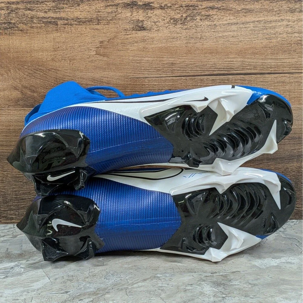 Nike Vapor Edge Pro 360 2 Men's 12 Game Royal White Football Cleats DA5456-414